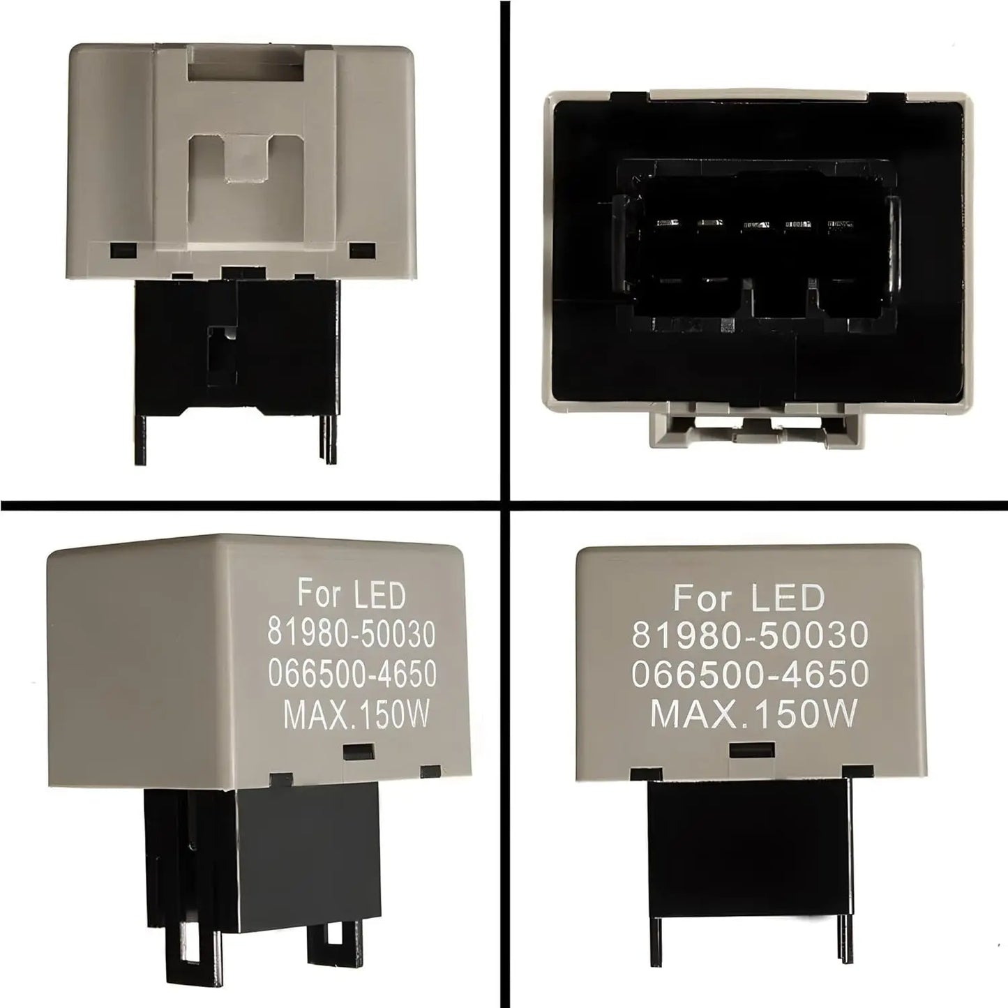 8-Pin LM449 81980-50030 066500-4650 Electronic LED Flasher Assy Relay Fix Compatible with Lexus Scion or Toyota LED Turn Signal