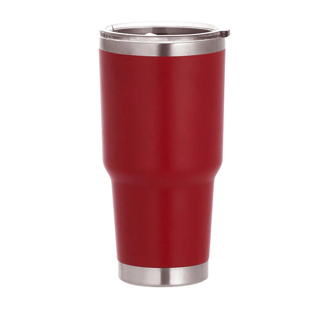 Custom Logo 30 oz Insulated Stainless Steel Coffee Tumbler Travel Mug Water Cup with Leak- Proof Lid Vacuum Insulated Tumbler
