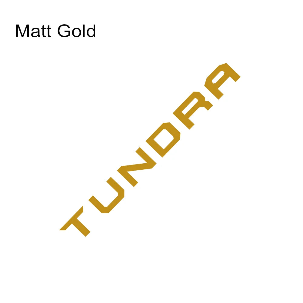 Pickup Tailgate Insert Indent Stickers For Toyota Tundra 2014-2019  Car Decor Decals Vinyl Letter Cover Auto Tuning Accessories