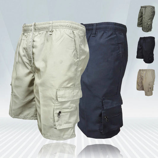 Men's Cargo Shorts – Casual Big Pocket Sports Slacks, Cargo Panel Trousers, Plus Size