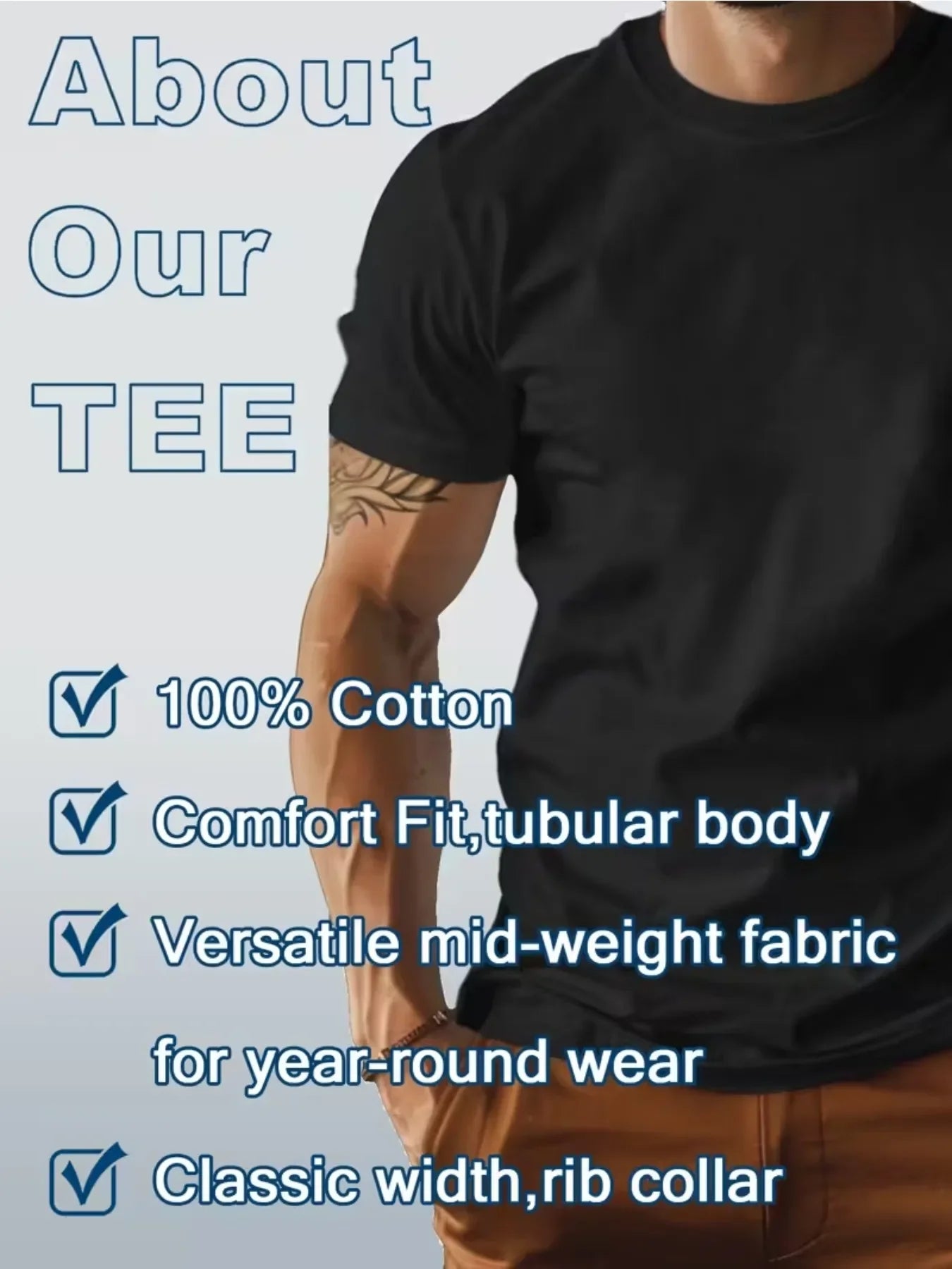 MMAlto Men's Luxury Letter Print T-Shirt – 100% Cotton Short Sleeve Crew Neck Tee | Casual Streetwear S–XXXL