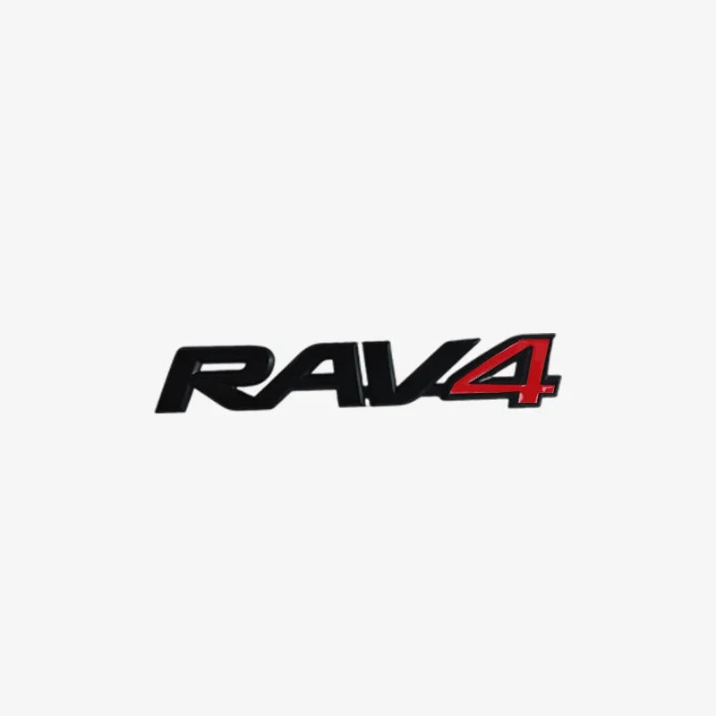 NEW ABS Car Body Trunk Emblem Sticker Rav4 LOGO For Toyota RAV4 SUV Badge Auto Rear Letter Decal Exterior Accessories