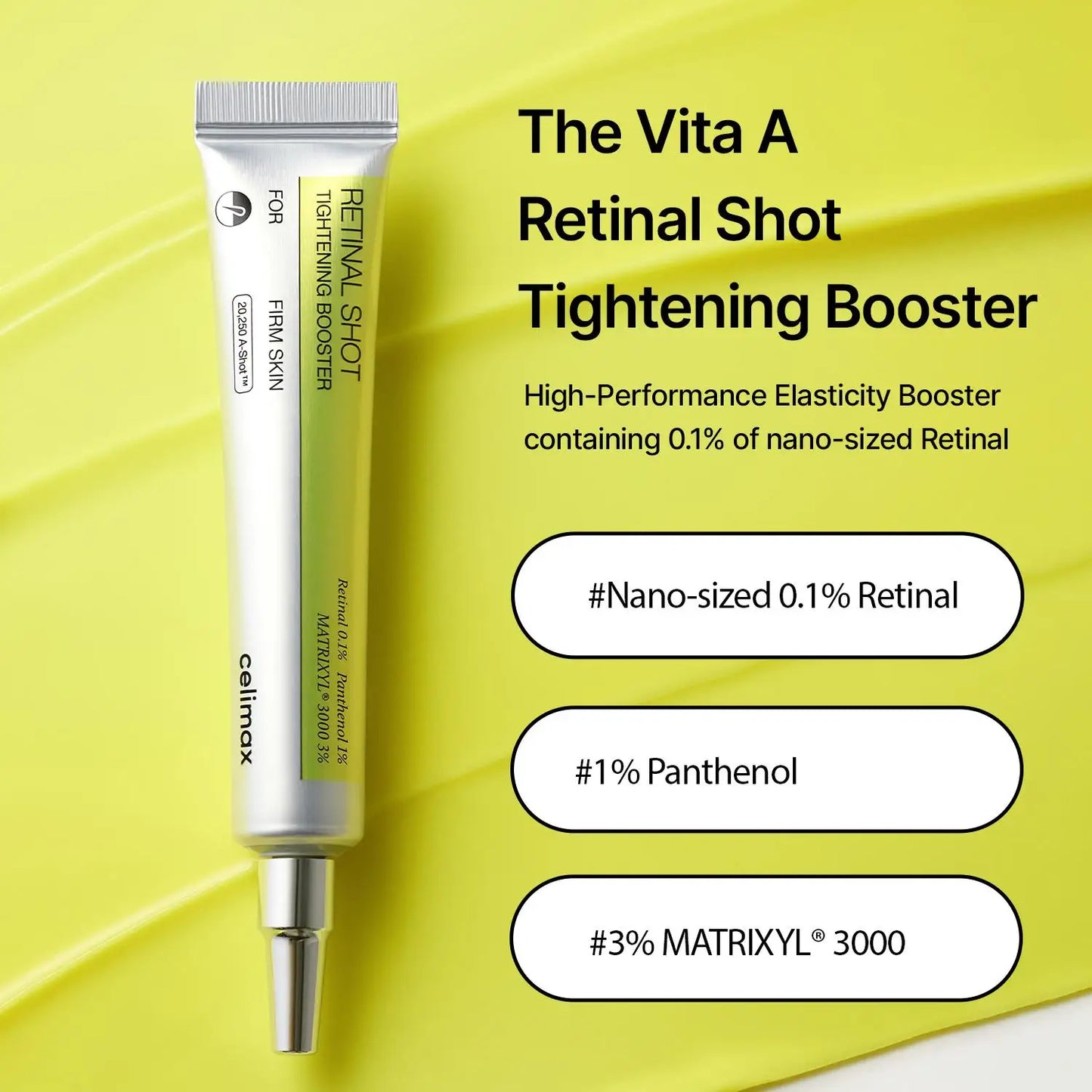 Vita A Retinal Shot Tightening Booster — Pore Minimizer, 15ml