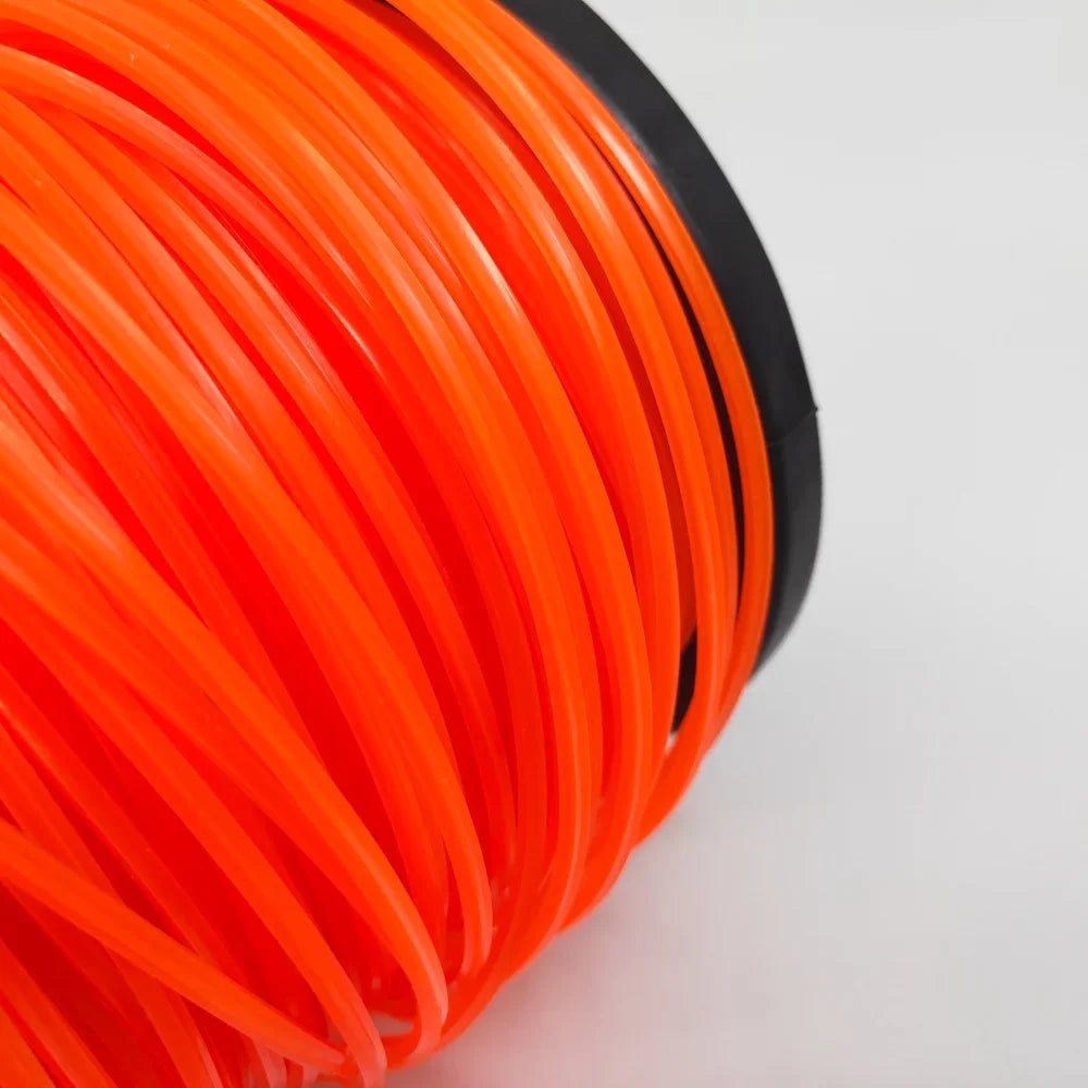 TSES 2.4mm~4mm Brush Cutter Sharp Rope 46m~130m Grass Mower Pentagram Nylon Mowing Strimmer Trimmer Line Weed Whacker Line