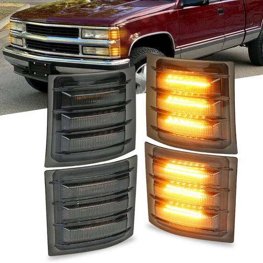 LED Corner Marker & Turn Signal Lights — Chevrolet C/K 1500/2500/3500 & C10 Silverado (1994–1998)