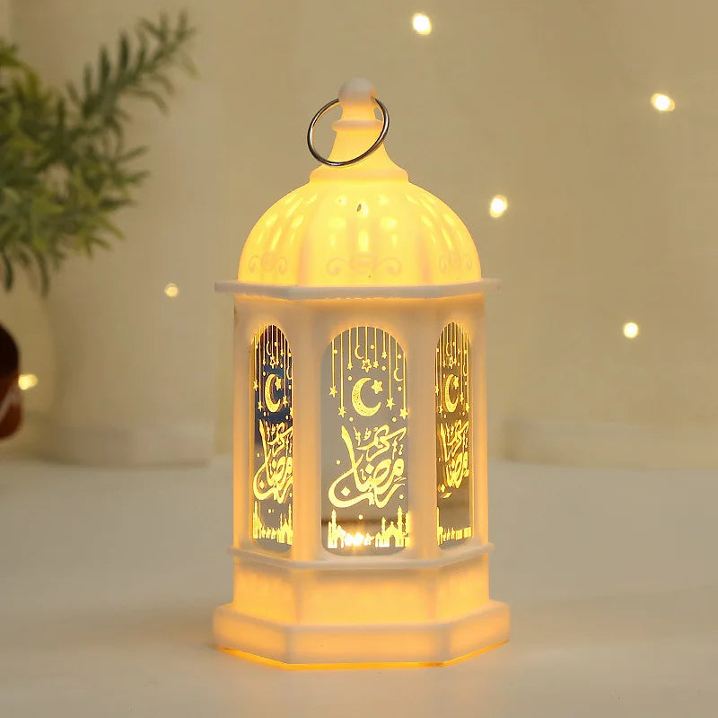 Eid Mubarak LED Lantern Light Ramadan kareem Decorations for home 2026 Islamic Muslim Party Decor Ramadan Mubarak EID Al Adha
