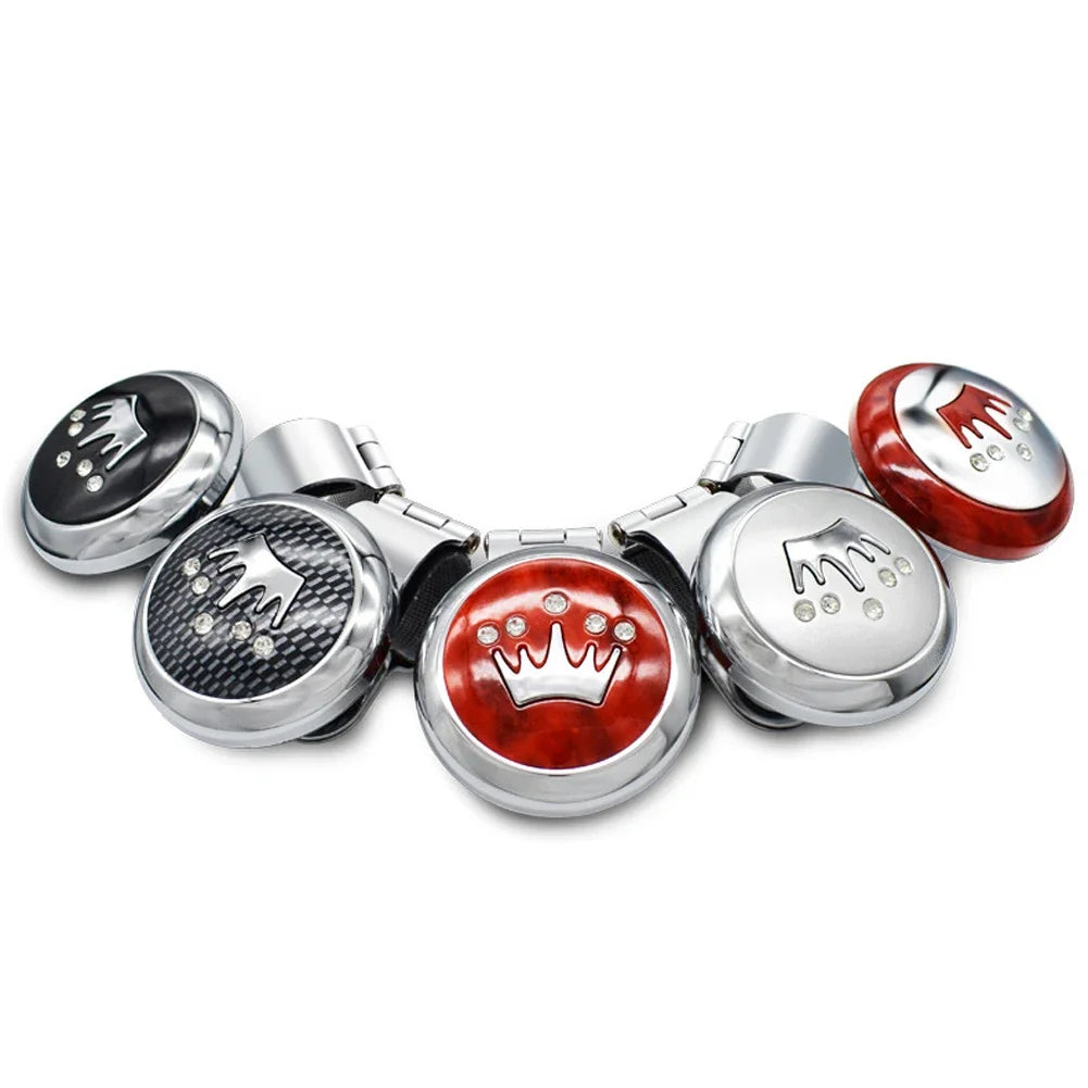 Car Steering Wheel Auto Truck Power Spinner Booster Aid Knob Ball Handle Clamp Car Accessories Professional Supplies Universal