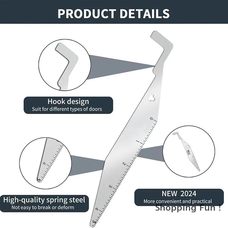 Multi-Purpose Heavy Duty Pry Bar Stainless Steel Mini Portable Emergency Rescue Tool for Firefighter Home Car Repair