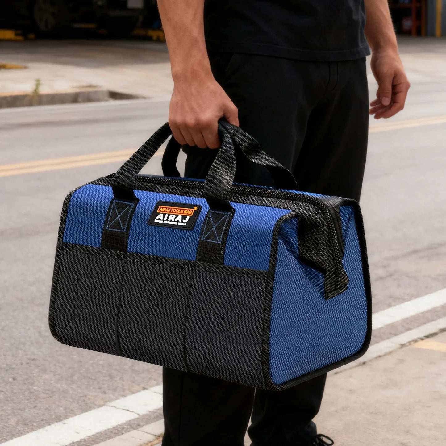 AIRAJ Multifunctional Tool Bag Electric tool storage bag for electricians Waterproof Wear-Resistant Large Capacity Hand Bag