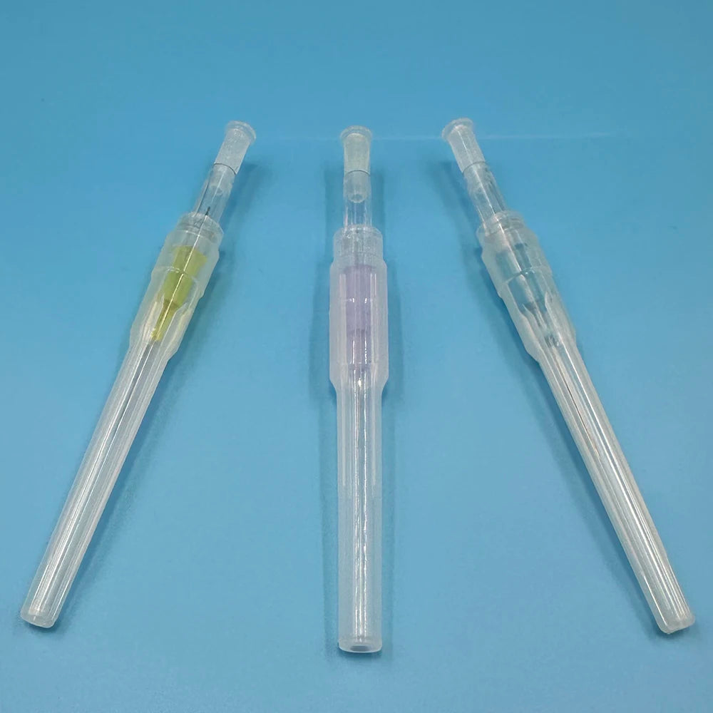 10pcs Disposable Dog Cat I. V. Cannula Animal Catheter Pet Catheters with Heparin Cap 22G 24G 26G Veterinary Tools