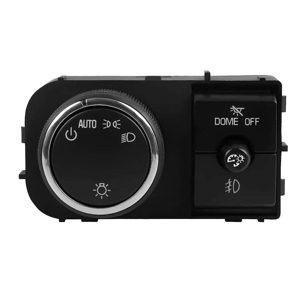 Headlight Fog Light Switch 25858705 for 2007-2013 Chevrolet Avalanche Silverado Suburban Tahoe GMC Sierra Yukon 15096895 D1527J