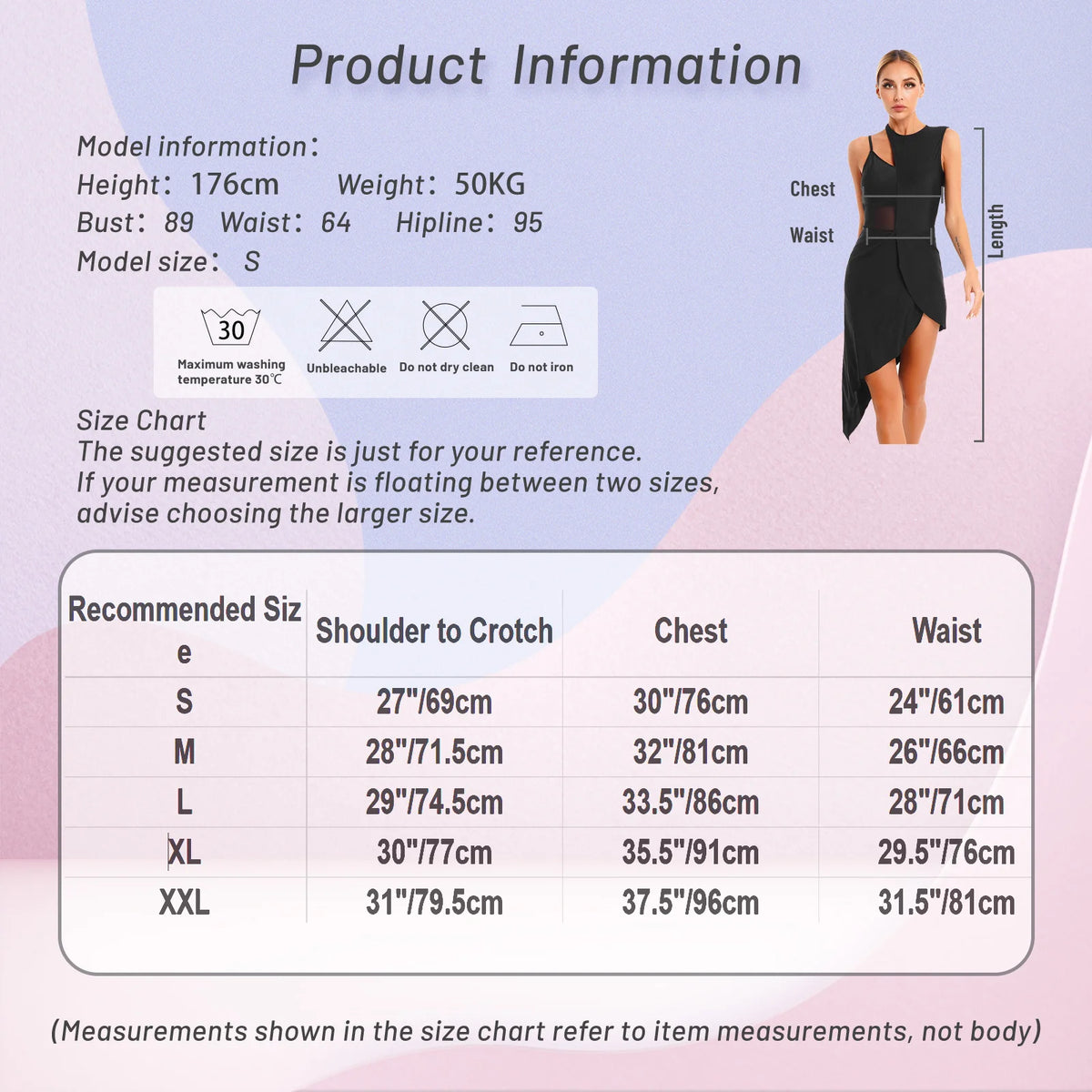Women's sleeveless ballet lyrical dance dress