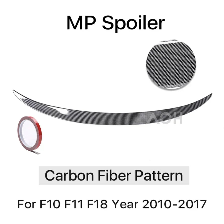 Rear Bumper Trunk Spoiler Lip Roof Carbon Boot Spoiler Wing M5 MP M4 PSM For BMW 5 Series F10 2026-2026 Car Accessories