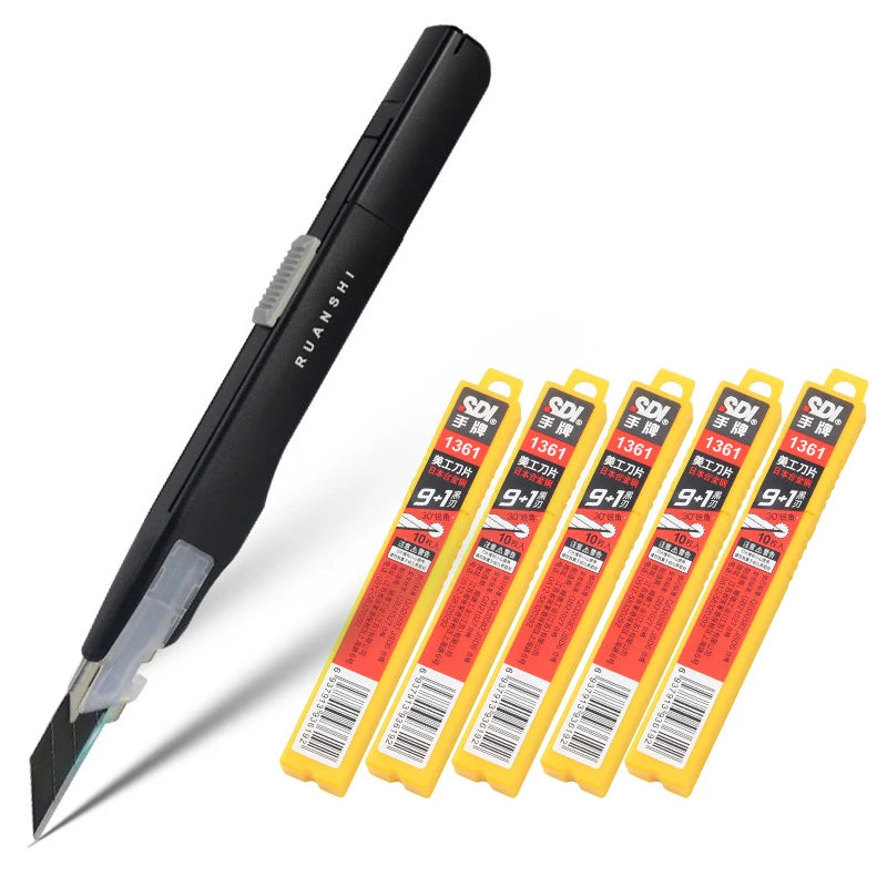 Vinyl Utility Knife Anti Shaking Car Stickers Decals Blade Cutter Knife PPF Film Window Tint Craft Cutting Line Paper DIY Tool