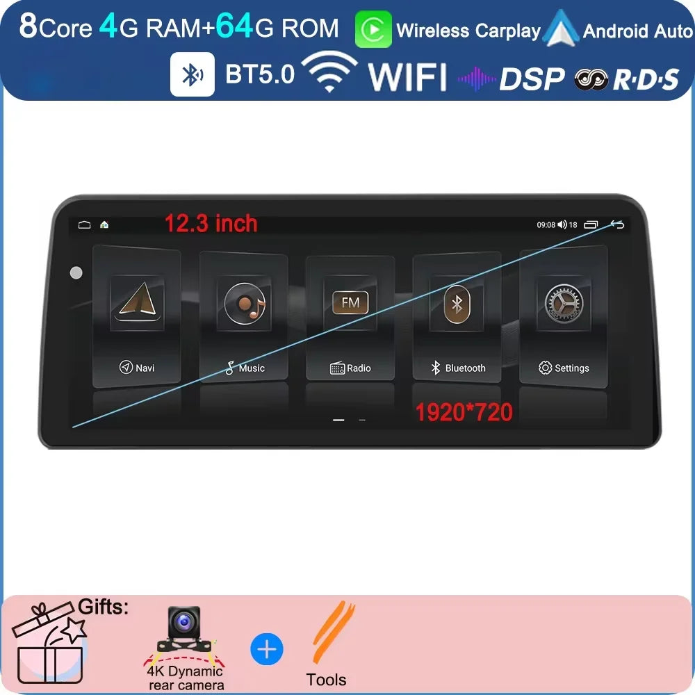 Android 15 Car QLED Screen For GMC Yukon Chevrolet Tahoe Suburban 2007-2013 GPS Navigation Multimedia Player Stereo Head Unit