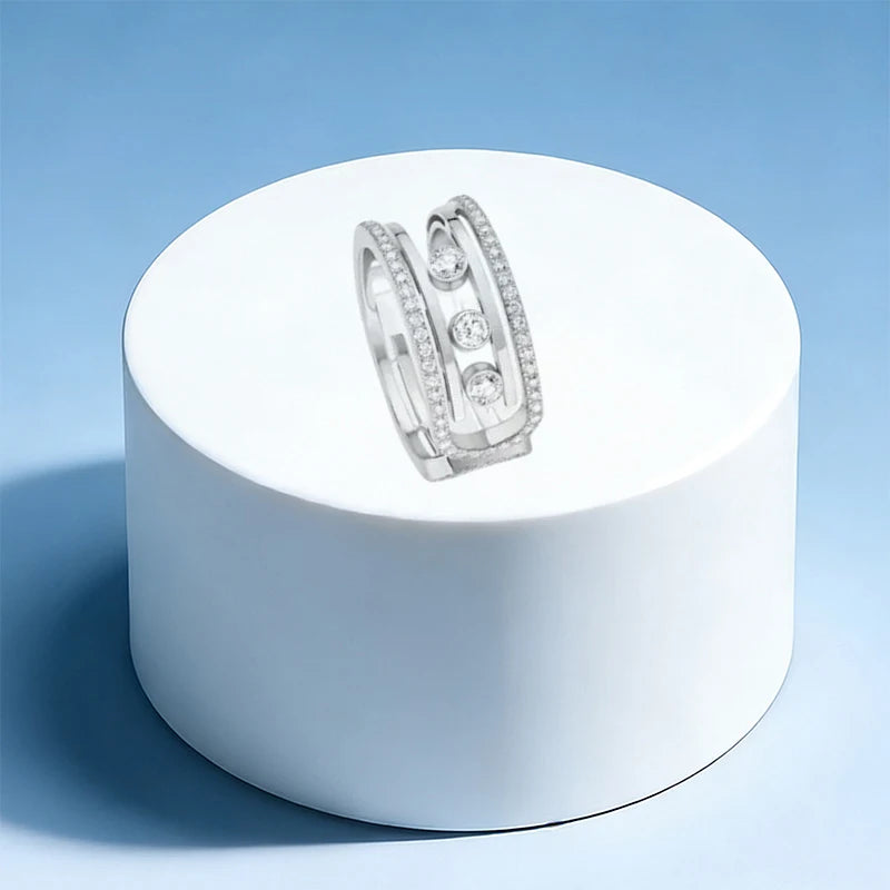 925 silver elegant ring - high-quality women's wedding party gift - DIY shining accessory
