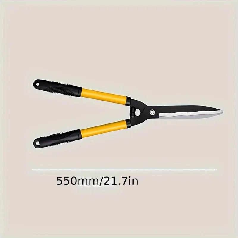 Ergonomic Long-Nose Garden Shears - Alloy Steel Blade, Contemporary Style, No Battery Needed - Perfect for Home Improvement