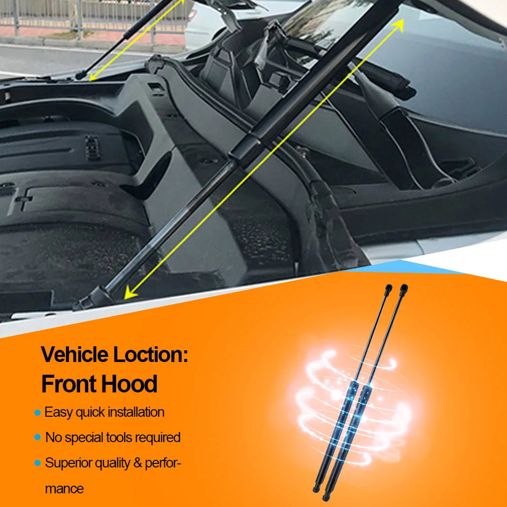 For Chevrolet Colorado 2023 2024 2025 GMC Canyon Front Hood Bonnet Modify Gas Struts Shock Damper Carbon FIber Lift Supports Rod