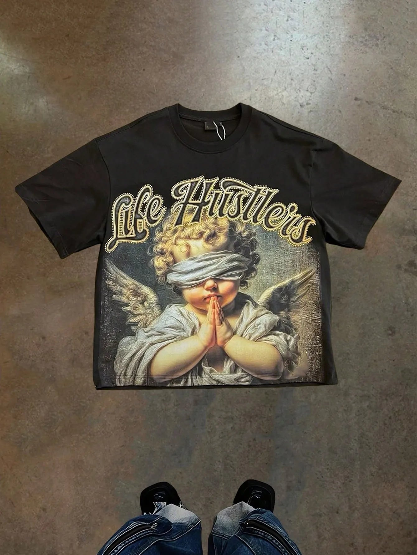 Men's 3D Letter Print T-Shirt — Breathable Street Casual Summer Tee