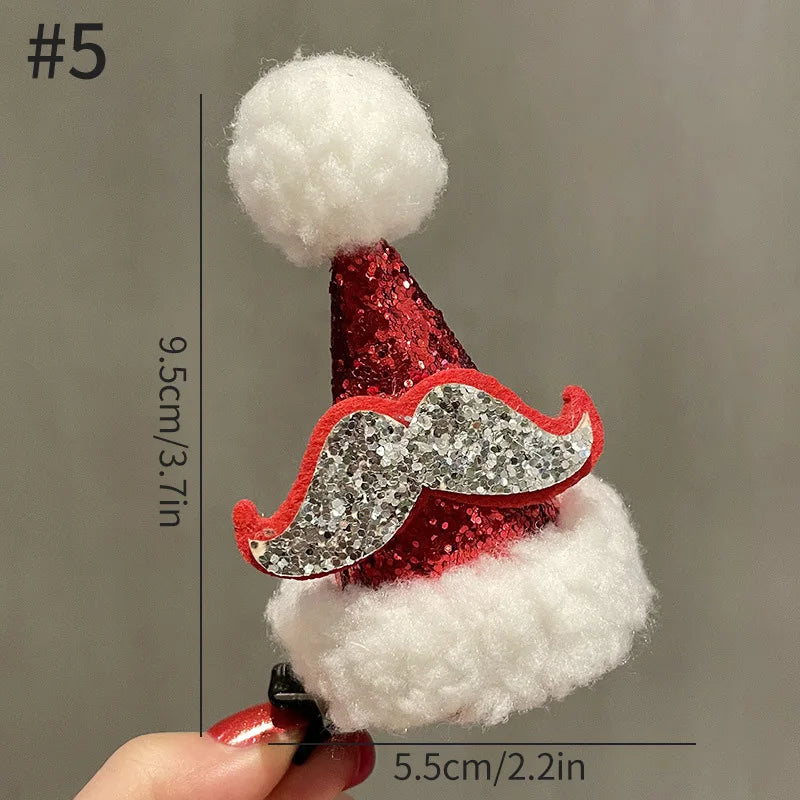 2026 Christmas Hair Clips Kawaii Christmas Headbands Hair Accessories Deer Ear Hairpin for Girl Photograph Prop Xmas Party Decor