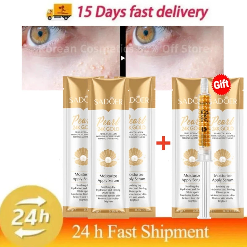 Fat Granules Removal Eye Serum Anti Dark Circle Eye Bags Fade Fine Line Essence Anti-Puffiness Moisturizing Skin Care Products