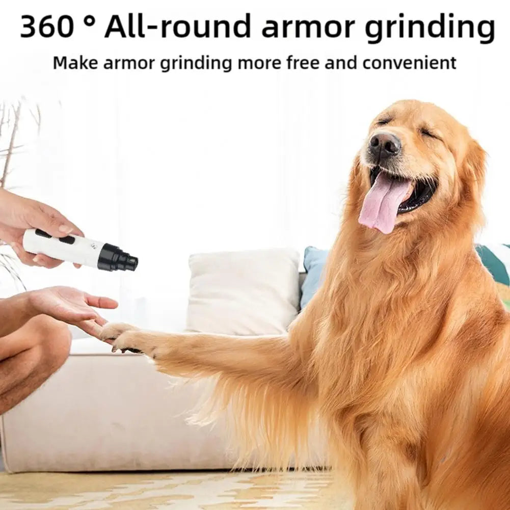 Low-Noise Pet Nail Grinder - USB Electric Trimmer – photo 5