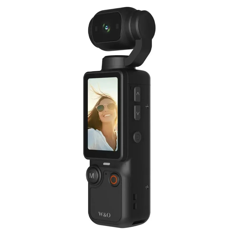 4K Handheld Pocket Gimbal Camcorder — Stabilised Vlog Camera