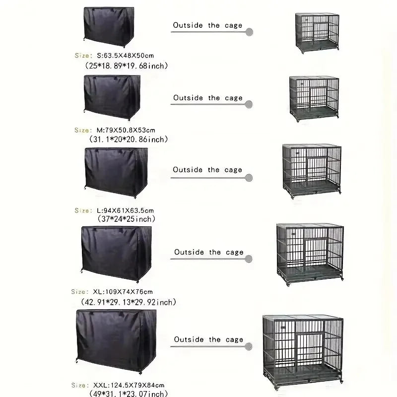 Durable Polyester Dog Crate Cover - Indoor & Outdoor – photo 5