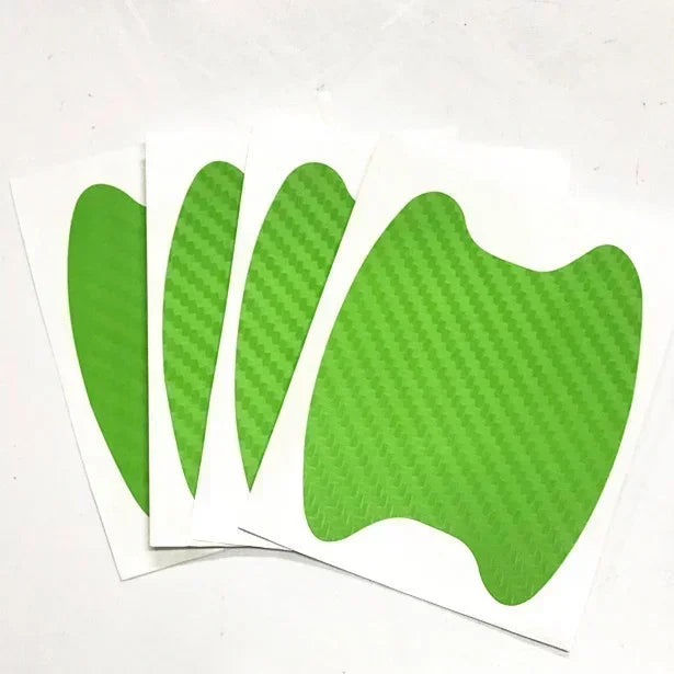 4Pcs/Set Car Door Sticker Carbon Fiber Scratches Resistant Cover Auto Handle Protection Film Exterior Styling Accessories