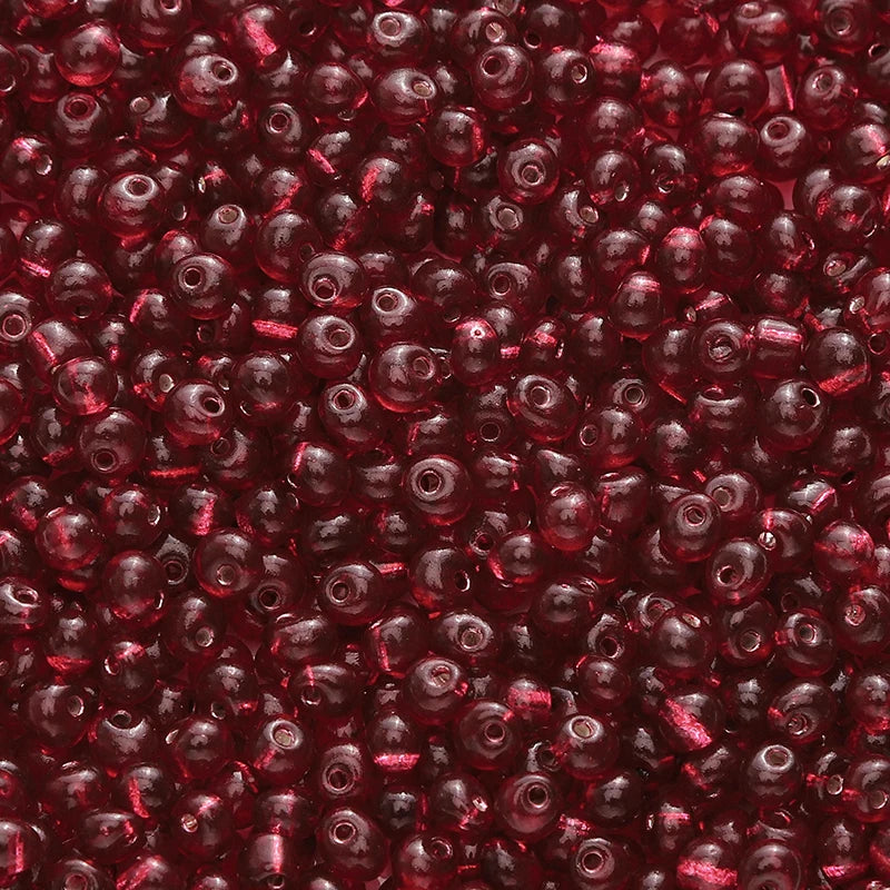 110pcs 4mm Silver Lined Seed Beads Water Drop Shape Czech Glass Beads For DIY Jewelry Making Crafts Charms Bracelets Accessories