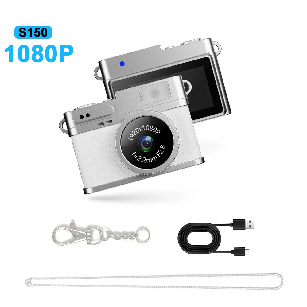 S150 Retro Mini Camera — 1080P/2K Digital Camera with Screen