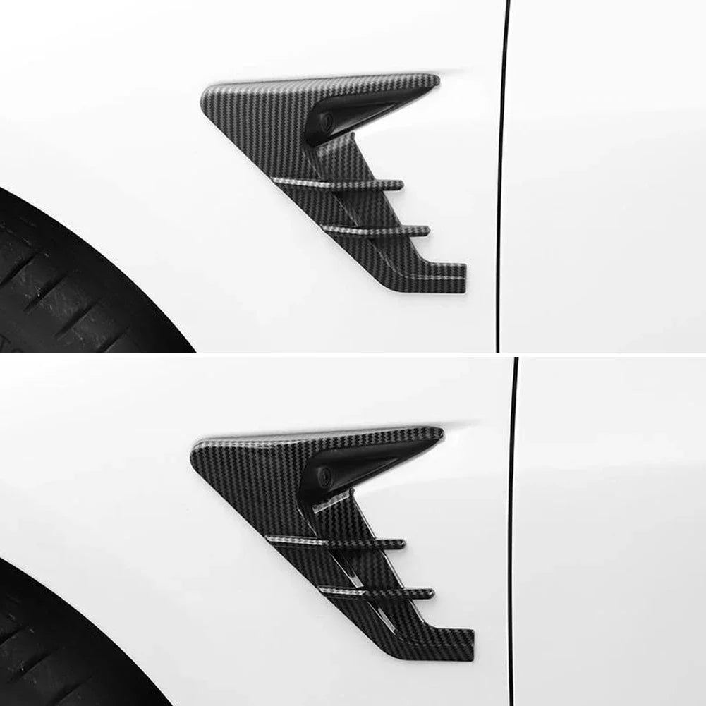 2Pcs Car Side Camera Protection Covers Kit Decoration Sticker Car Modification Accessories for Tesla Model 3 Moel Y 2020-2025