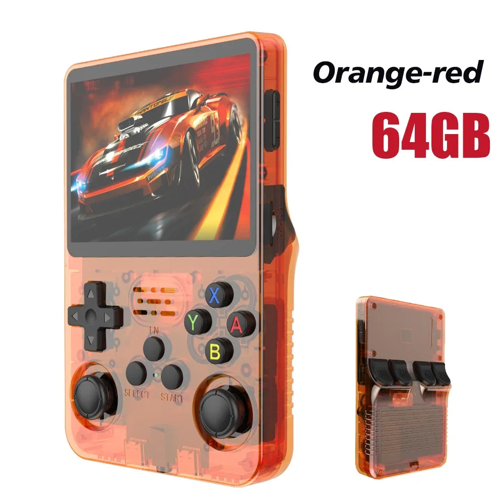 BOYHOM NEW R36S Retro Video Game Console Linux System 3.5 Inch IPS Screen Portable Pocket Player 64GB 128G Games best Boys gifts