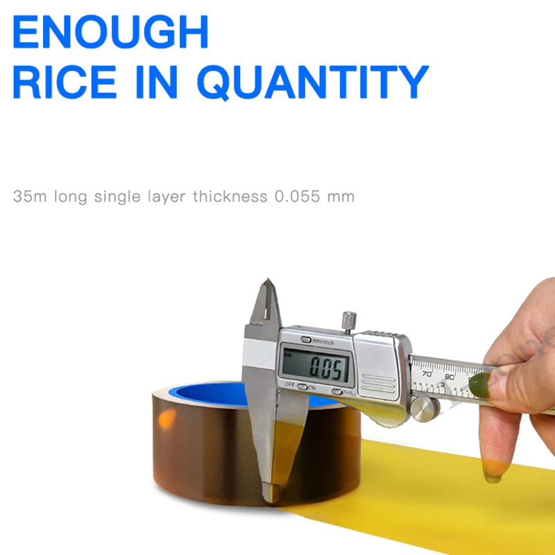 Mechanic High-temperature Resistant Tape Polyimide Sticker Phone PCB Circuit Board Battery Wrap Protection Repair Isolate Tool