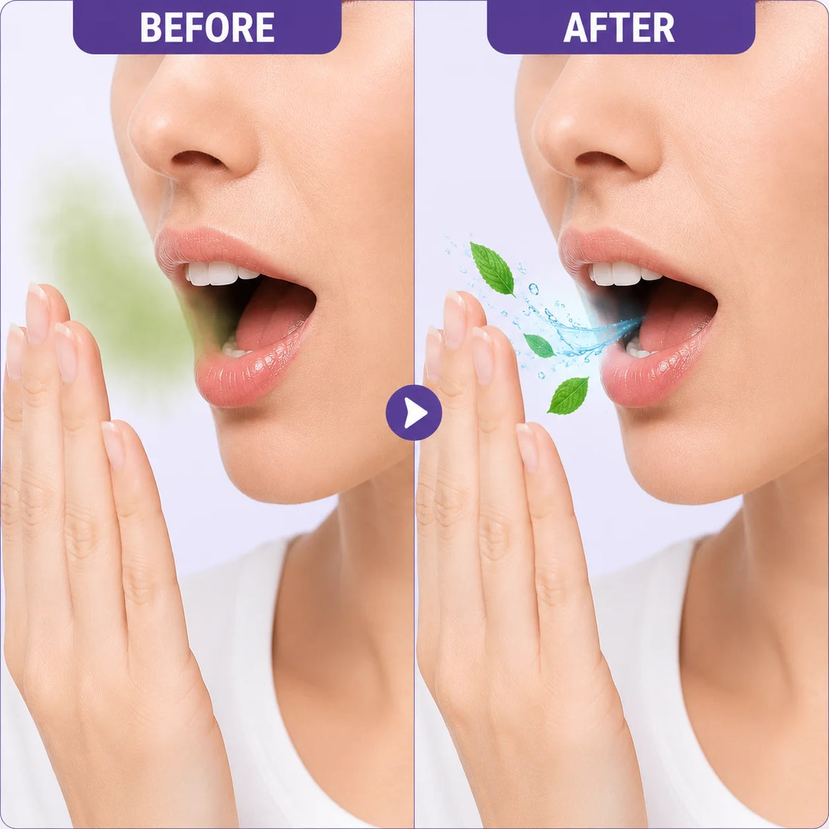 1/3/5pcs Probiotic Fresh Mint Oral Spray, Refreshing Breath Freshener for Daily Oral Care, Quick & Convenient Mouth Spray with C