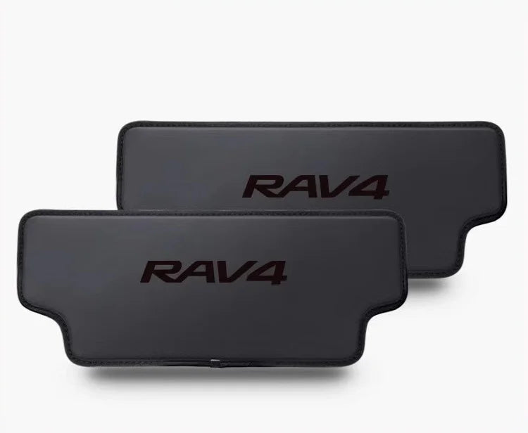 2PCS For Toyota RAV4 Leather Anti-Child-Kick Pad Car Waterproof Seat Back Protector Accessories