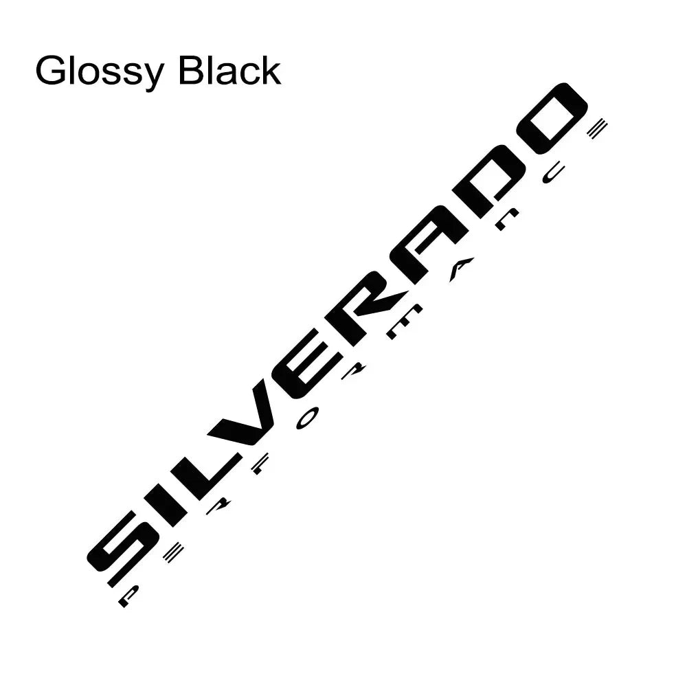 Front Windshield Vinyl Banner Decal — Chevrolet Silverado 1500/2500