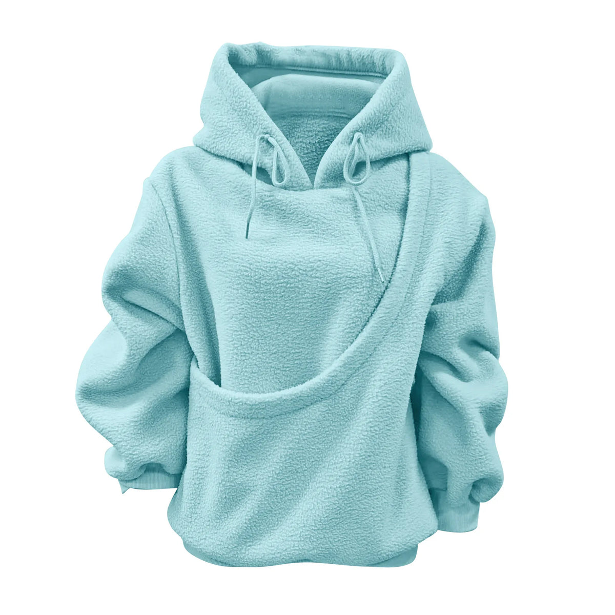 Women's Pet Carrier Hoodie with Kangaroo Pouch for Small Dogs and Cats