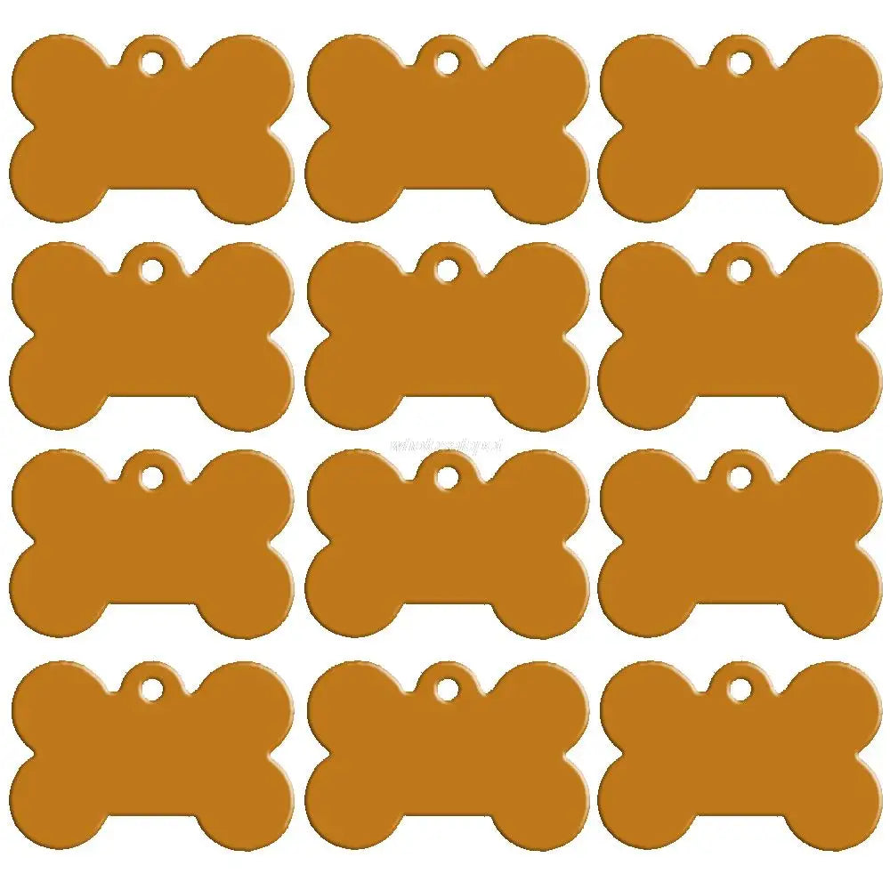 20-Pack Bone-Shaped Pet ID Tags - Double-Sided Engraving – photo 3