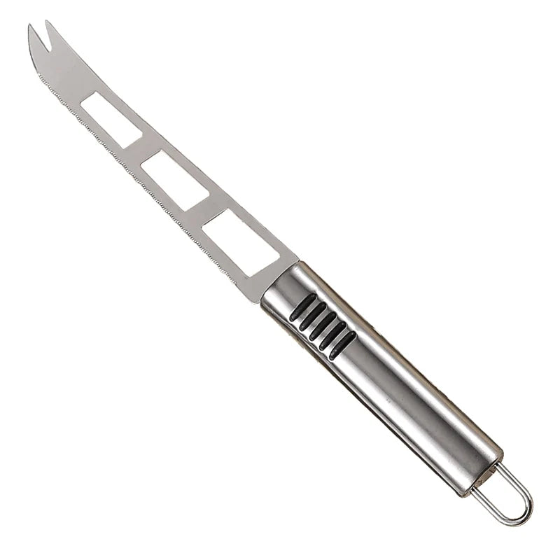 Cheese Knife Kitchen Tool Stainless Steel Multifunctional Baking Tool Pizza Butter Noodle Cutter Circular Handle Kitchen Accesso