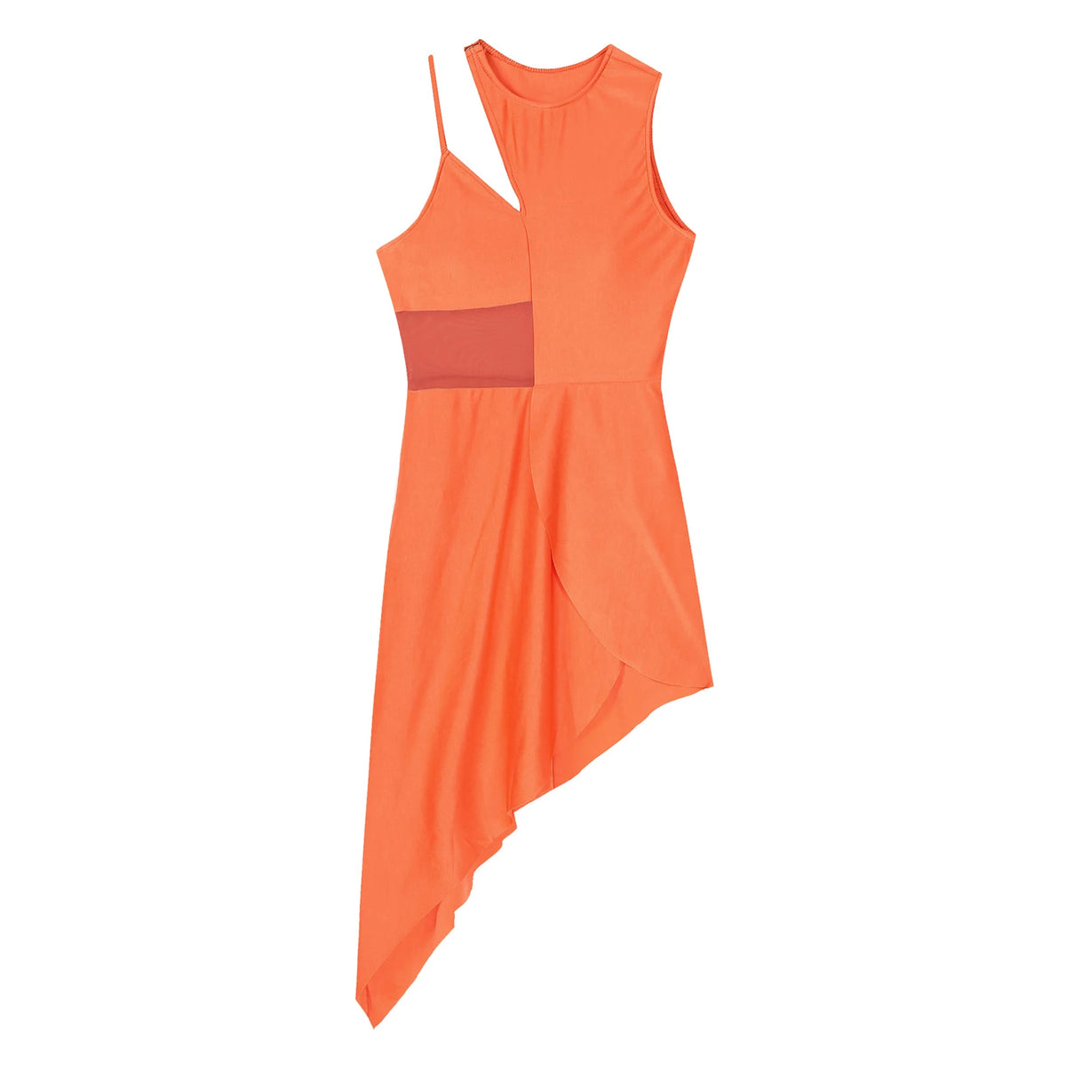 Women's sleeveless ballet lyrical dance dress