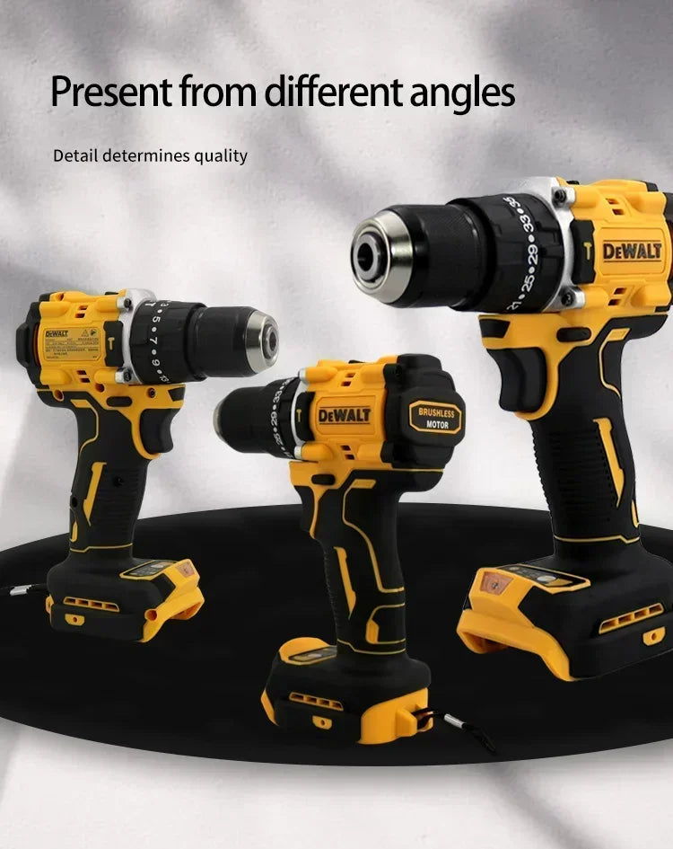 DEWALT DCD805 XR 20V MAX Brushless Hammer Drill Driver Impact Screwdriver Compact High Torque Cordless Tool