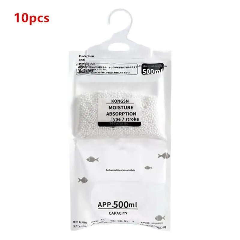 Hanging Moisture Absorber Bags for Wardrobes, 50 g - 5 or 10 Pack - view 11