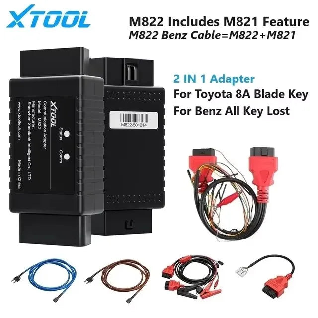 XTOOL KC501 KC100 KS01 SK1 M822 OBD2 Diagnostic Key Programming For X100PAD3 X100MAX PAD Elite D7S D8S D9S For Toyota