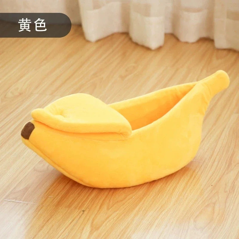 Banana Cat Bed - Cute Cozy Pet Basket for Cats & Small Dogs - photo 6