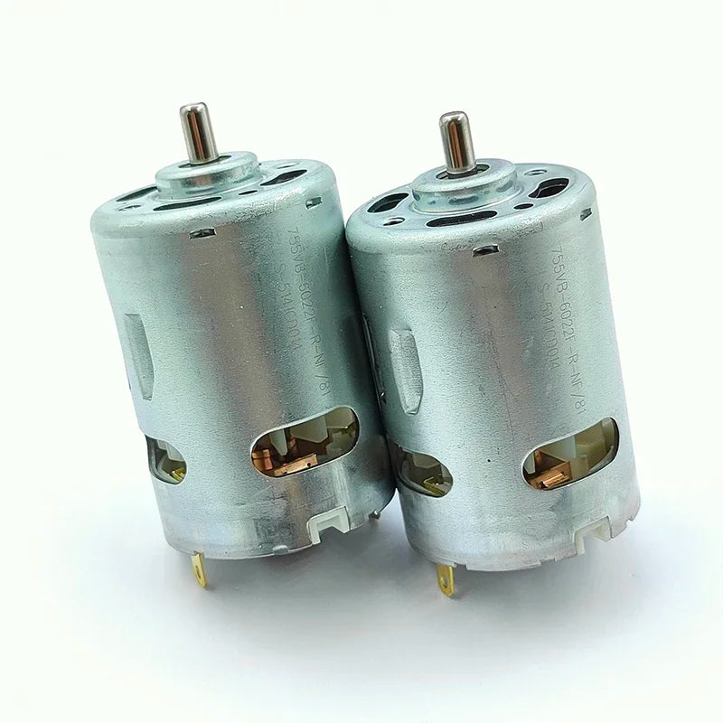 RS-755SH-6022 DC 12V 14.4V 18V 18700RPM High Speed Power Front Ball Bearing RS-755 Motor Electric Drill Garden Tool Motor