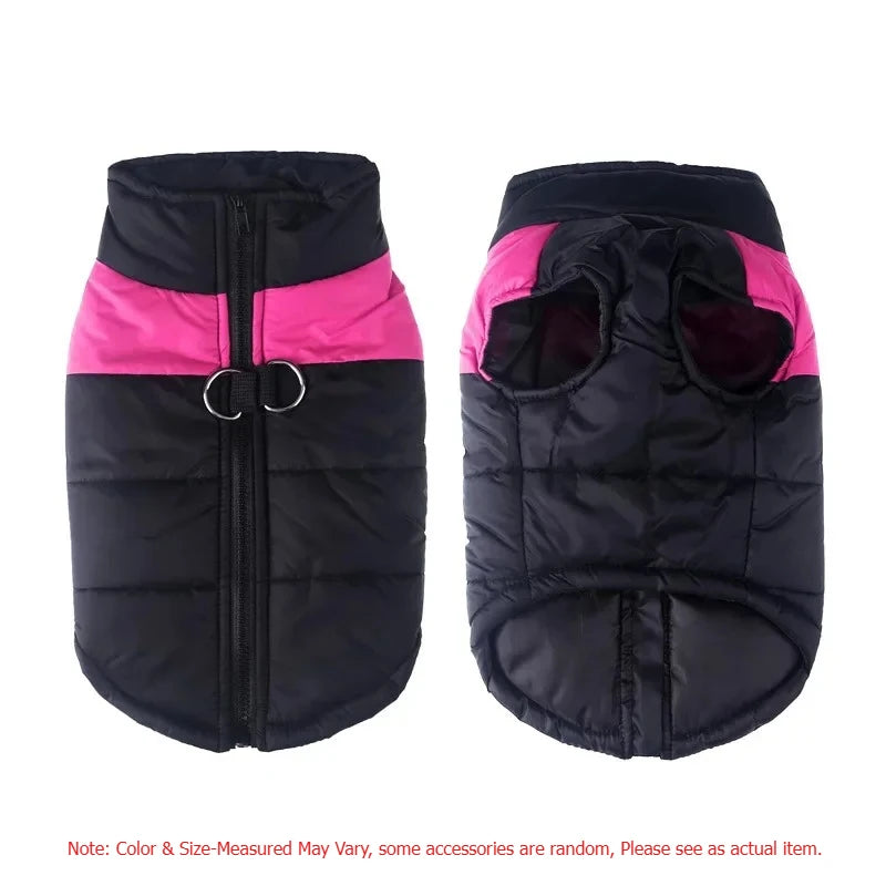 Winter Pet Dog Clothes Warm Big Dog Coat Puppy Clothing Waterproof Pet Vest Jacket For Small Medium Large Dogs Golden Retriever