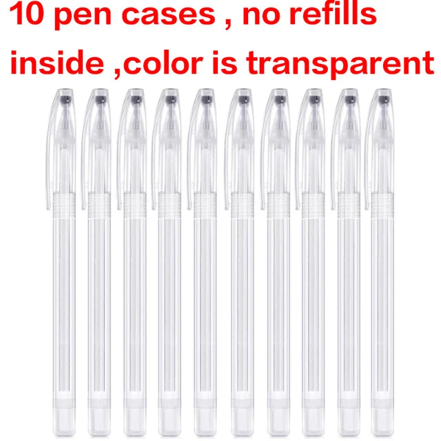 0.8mm 100 Colors Ballpoint Pen Fluorescent Refills Color Flash Pen Smooth Ink Painting Graffiti Pens Student Stationery 04116