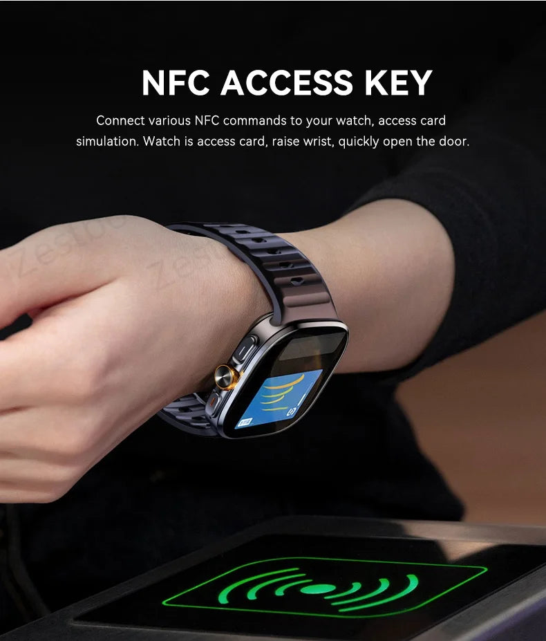 Global Version M99 Smartwatch 2.4 inch Amoled Screen insert Sim Card GPS WIFI 190° Rotating Camera Game Android 10.0 Smart Watch