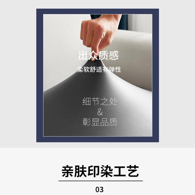 Stretch PU leather waterproof sofa cushion cover sofa seat slipcover backrest cover easy clean sofa protector for pets kids